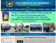 Tablet Screenshot of daitruonghaisecurity.com.vn